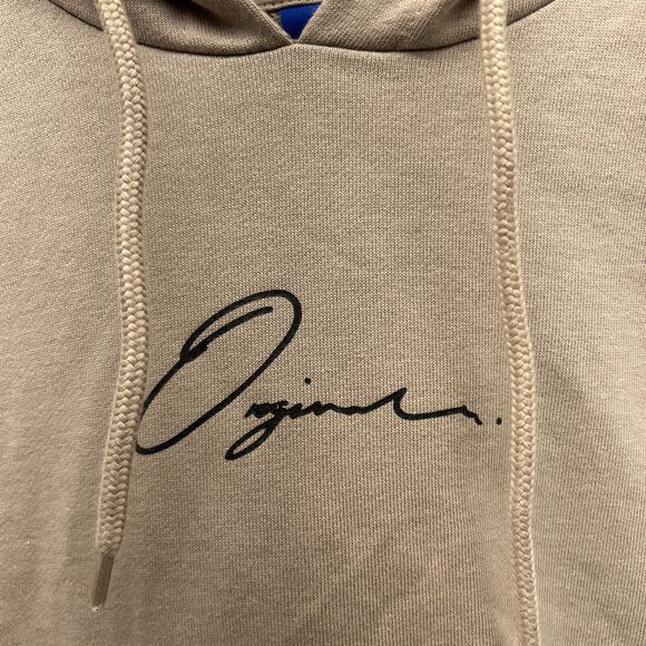 Jack & Jones Originals Tan Pullover Hoodie Mens Large NEW - Picture 2 of 9